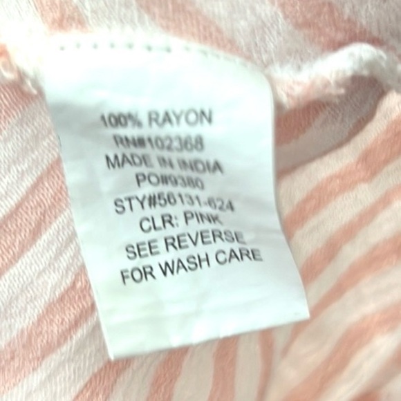 Club ZCollection,Petal PinkWhite,Lightweight Button-Front Dress,Button-Up Sleeve - Picture 4 of 10